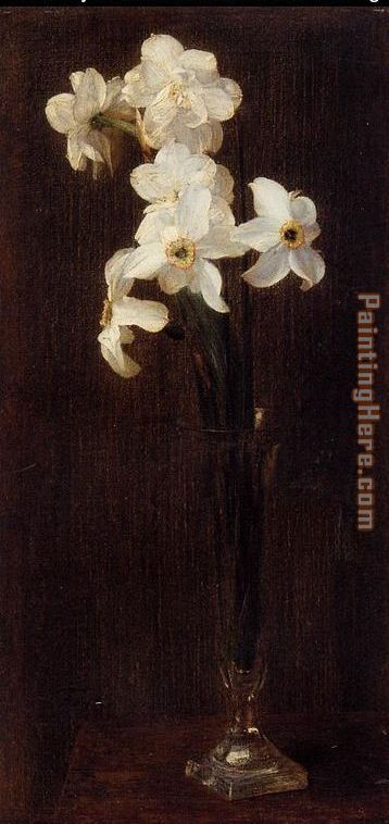 Flowers IV painting - Henri Fantin-Latour Flowers IV art painting